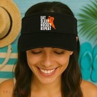 Eat Sleep Hockey Repeat Visor thumb 2