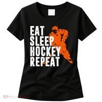 Eat Sleep Hockey Repeat Women's T-Shirt thumb 0