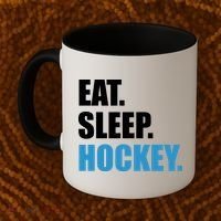 Eat Sleep Hockey Coffee Mug thumb 2