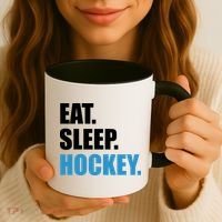 Eat Sleep Hockey Coffee Mug thumb 3