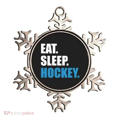 Eat Sleep Hockey Ornament