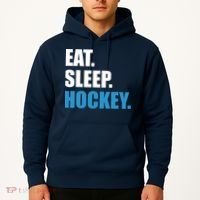 Eat Sleep Hockey Hoodie thumb 2