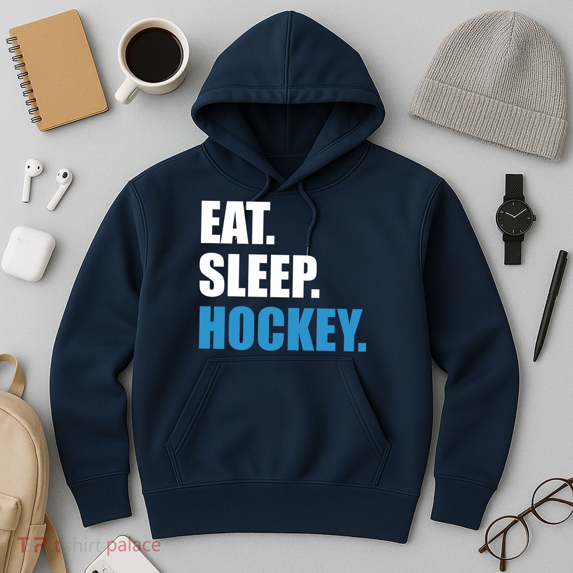 Eat Sleep Hockey Hoodie