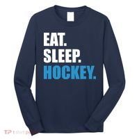 Eat Sleep Hockey Long Sleeve Shirt thumb 0