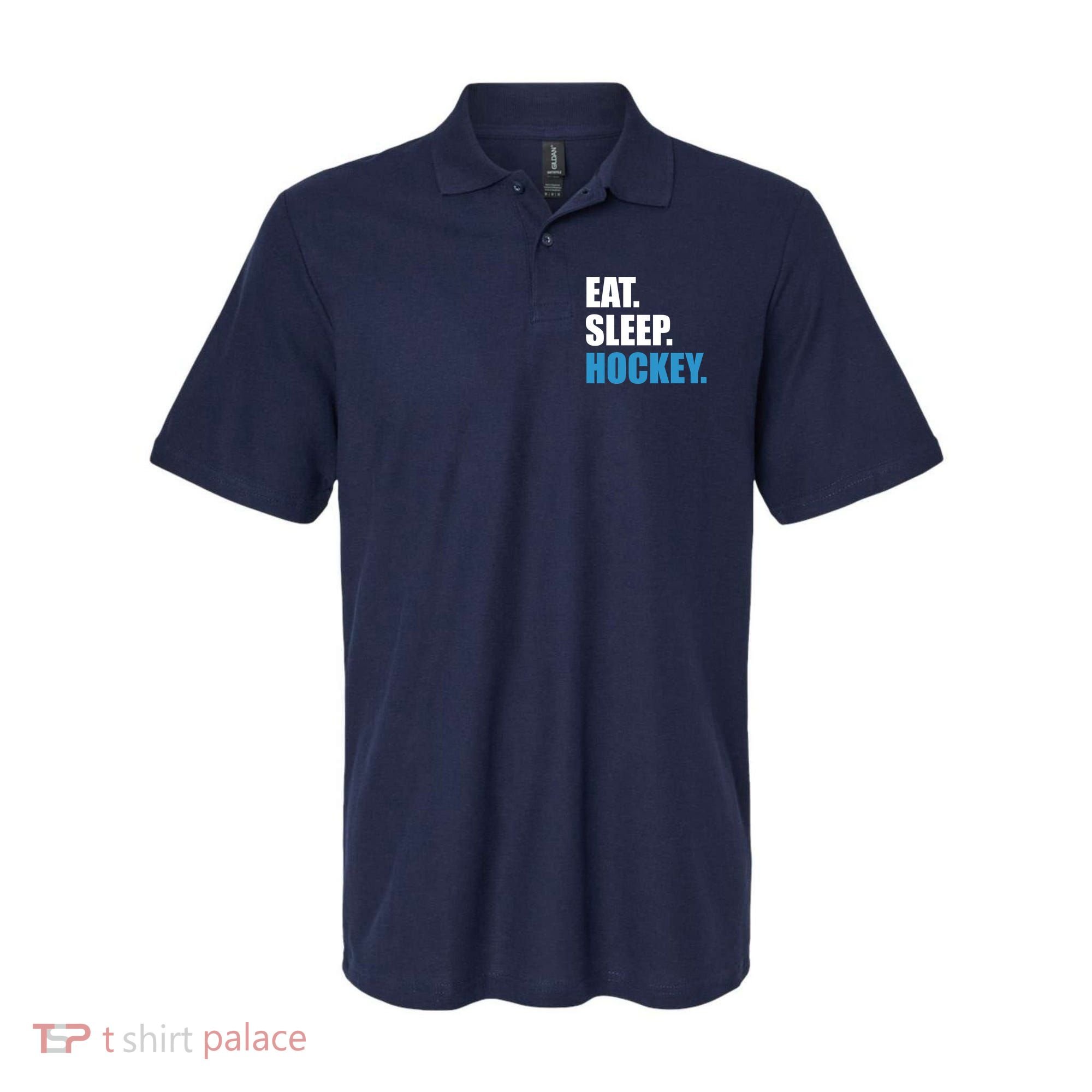 Eat Sleep Hockey Polo