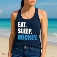 Eat Sleep Hockey Women's Tank Top thumb 2