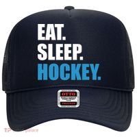 Eat Sleep Hockey Hat thumb 0