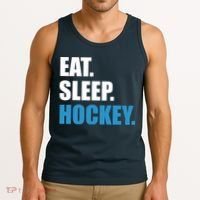 Eat Sleep Hockey Tank Top thumb 3