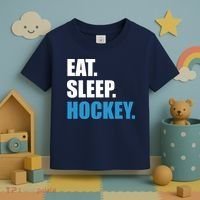 Eat Sleep Hockey Toddler T-Shirt thumb 3