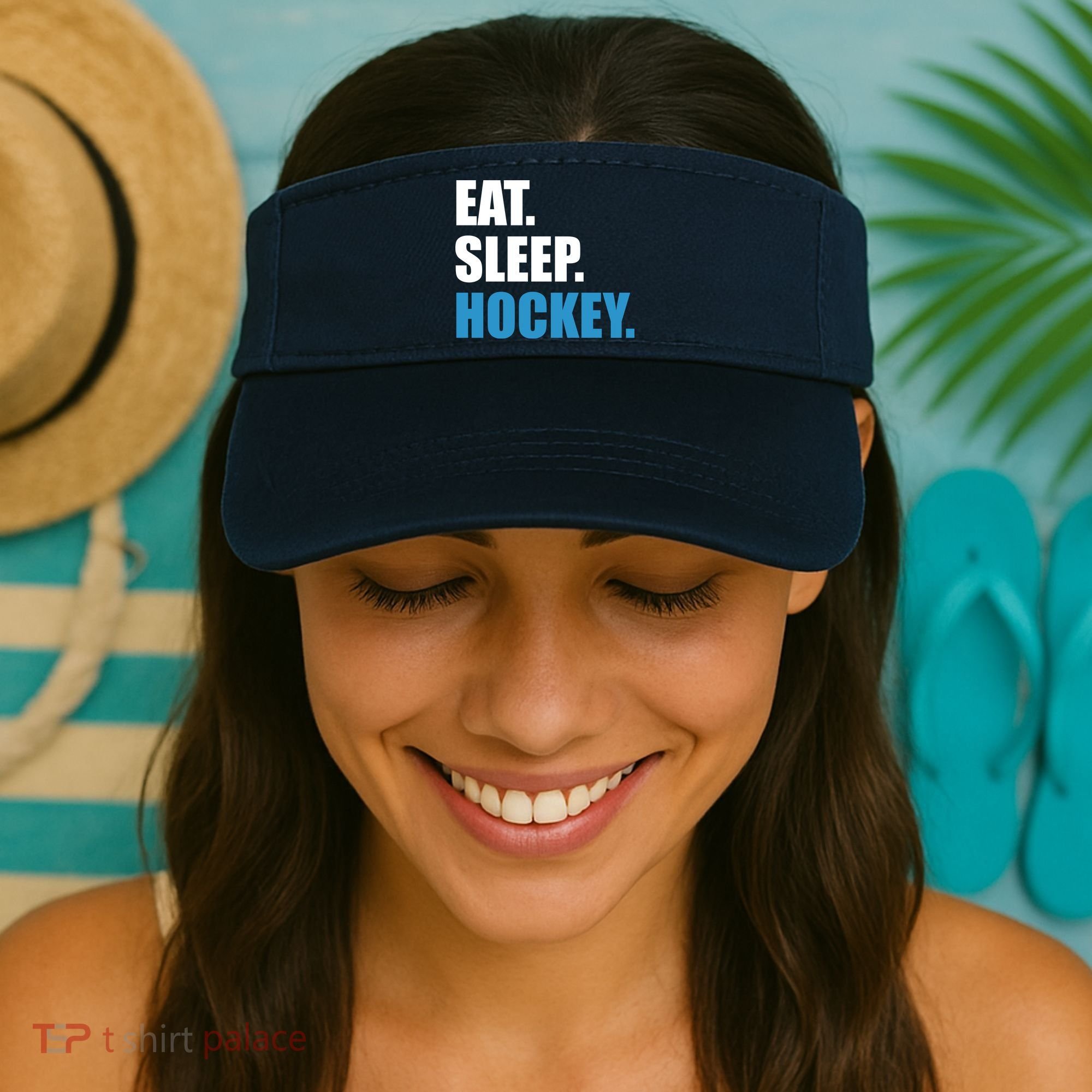 Eat Sleep Hockey Visor