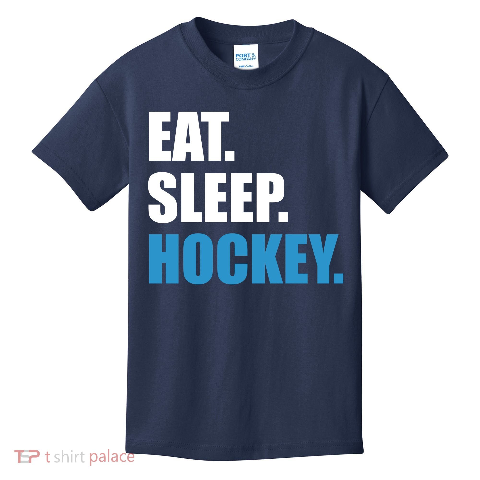 Eat Sleep Hockey Kids T-Shirt