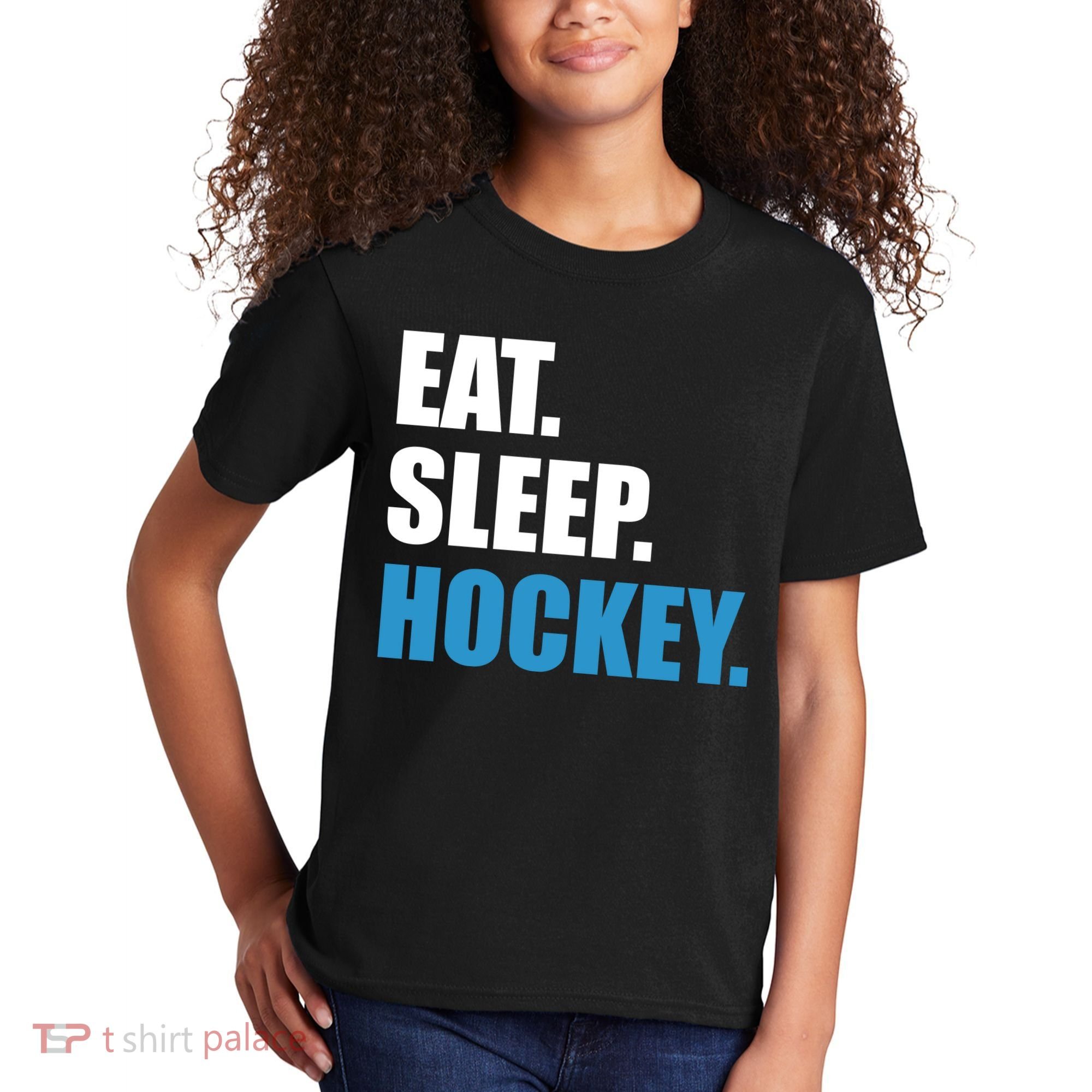 Eat Sleep Hockey Kids T-Shirt