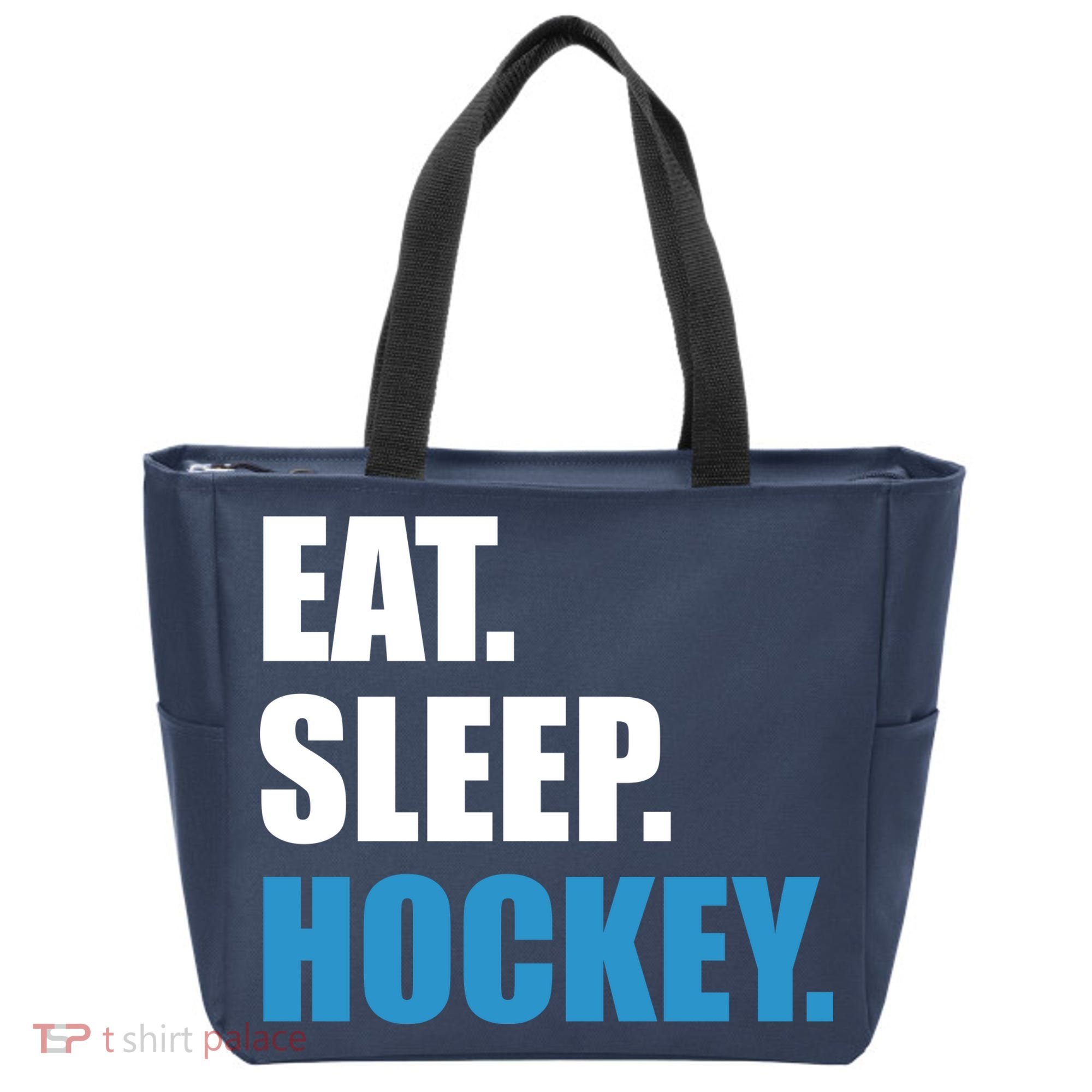 Eat Sleep Hockey Tote Bag