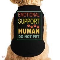 Emotional Support Human  Pet Dog Owners Not Doggie Tank thumb 0