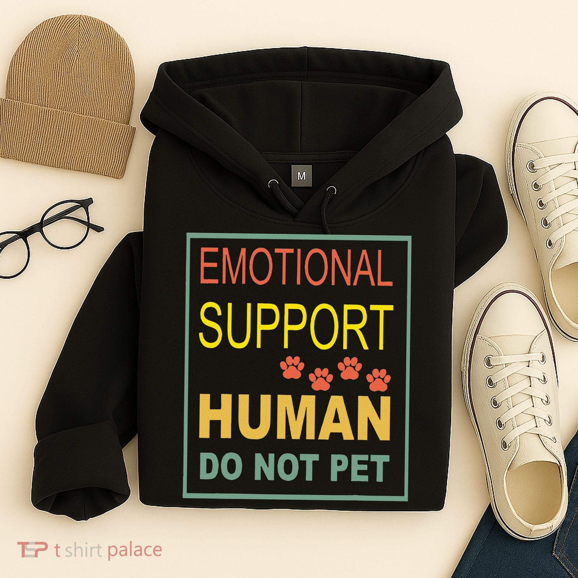 Emotional Support Human  Pet Dog Owners Not Hoodie