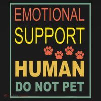 Emotional Support Human  Pet Dog Owners Not Tank Top thumb 6