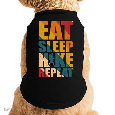 Eat Sleep Hike Repeat Doggie Tank