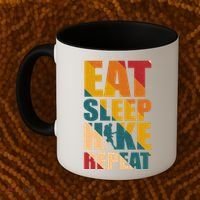 Eat Sleep Hike Repeat Coffee Mug thumb 2