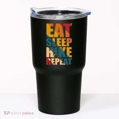 Eat Sleep Hike Repeat Tumbler
