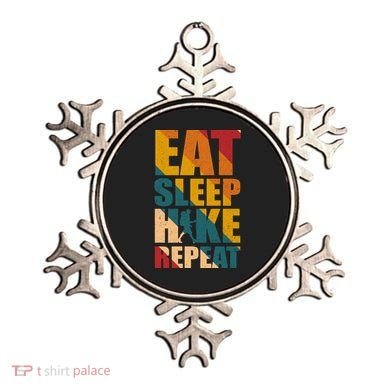 Eat Sleep Hike Repeat Ornament