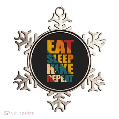 Eat Sleep Hike Repeat Ornament