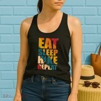 Eat Sleep Hike Repeat Women's Tank Top thumb 2