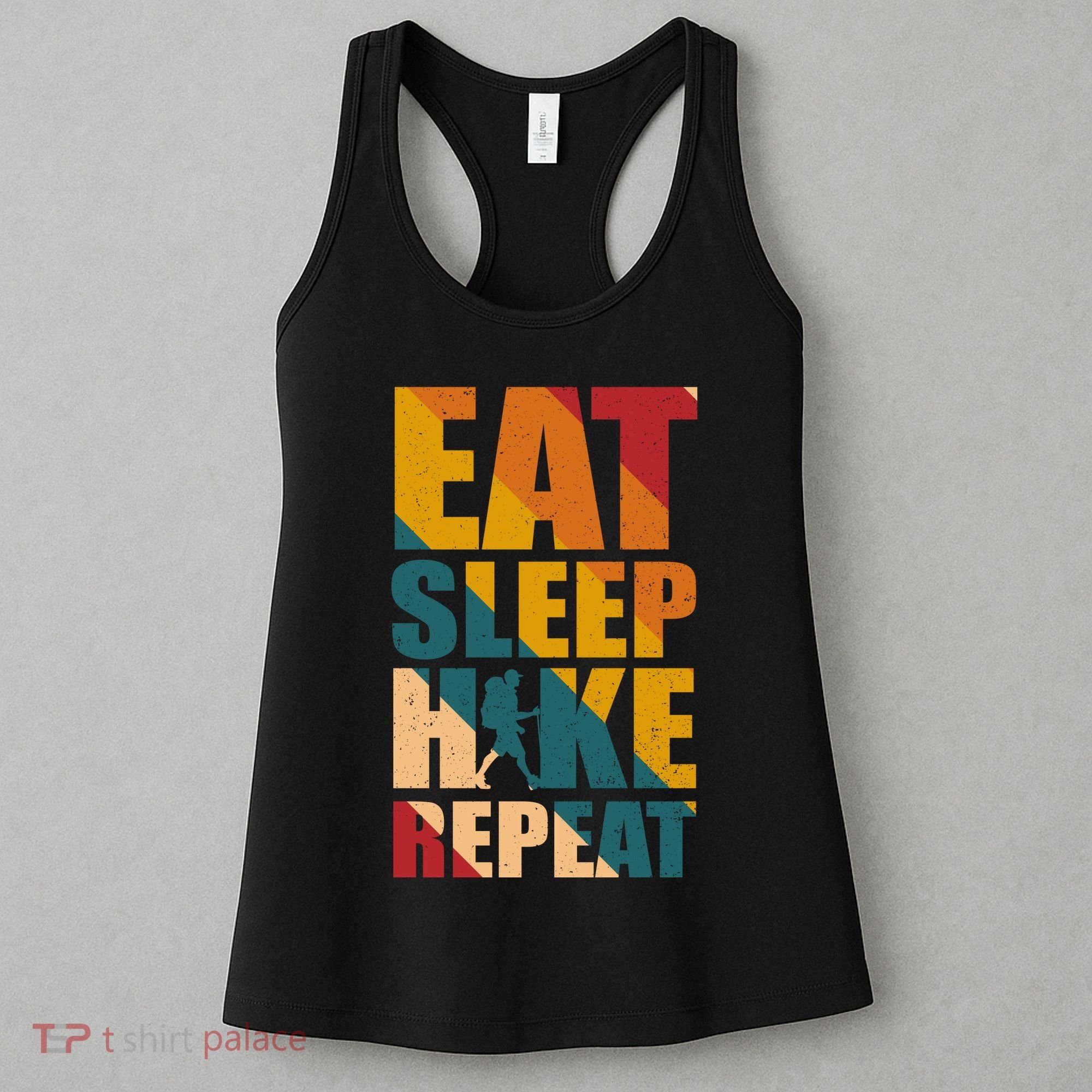 Eat Sleep Hike Repeat Women's Tank Top