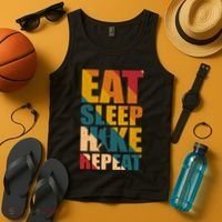 Eat Sleep Hike Repeat Tank Top thumb 4