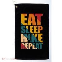 Eat Sleep Hike Repeat Golf Towel thumb 0