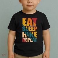 Eat Sleep Hike Repeat Toddler T-Shirt thumb 2