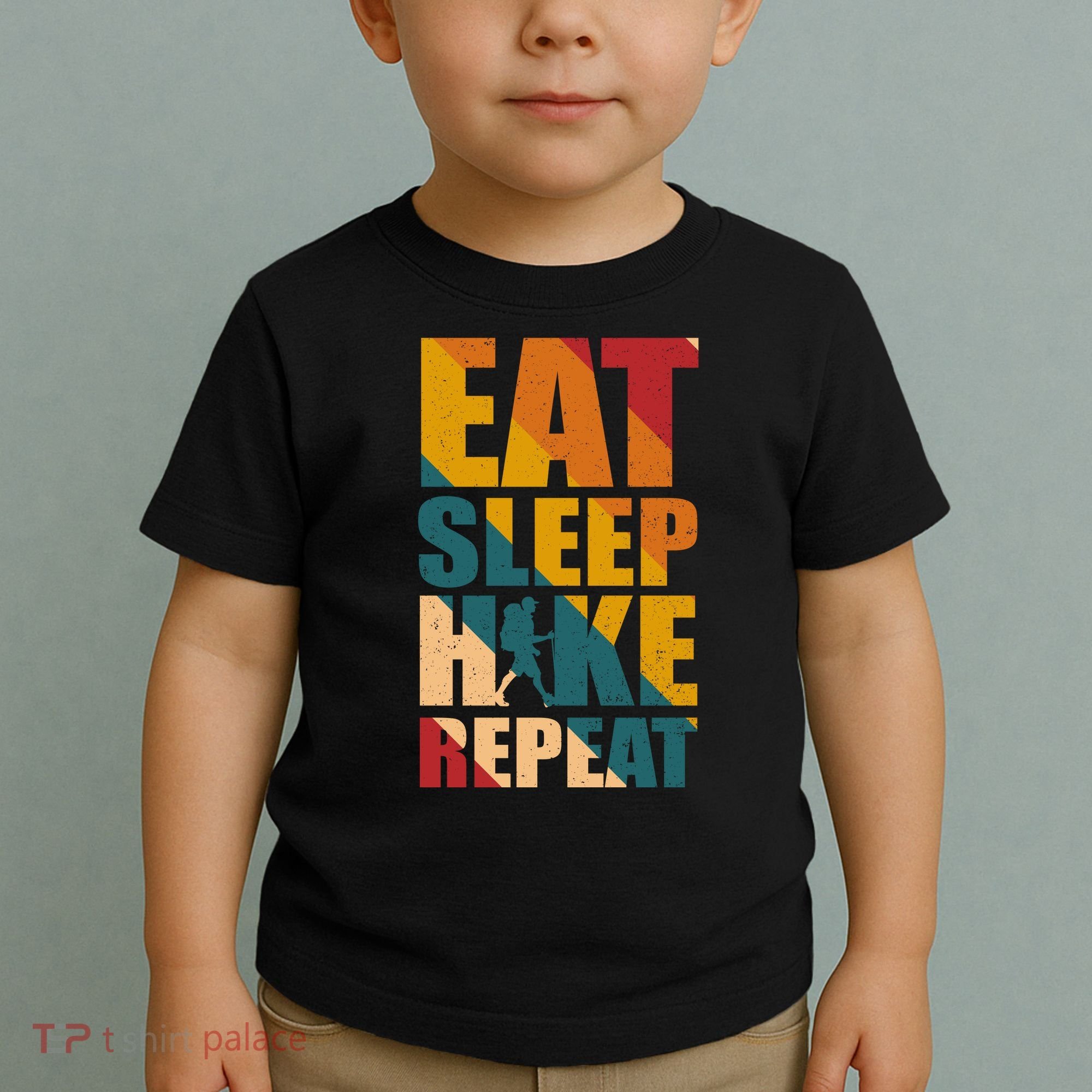 Eat Sleep Hike Repeat Toddler T-Shirt