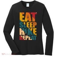 Eat Sleep Hike Repeat Women's Long Sleeve Shirt thumb 0