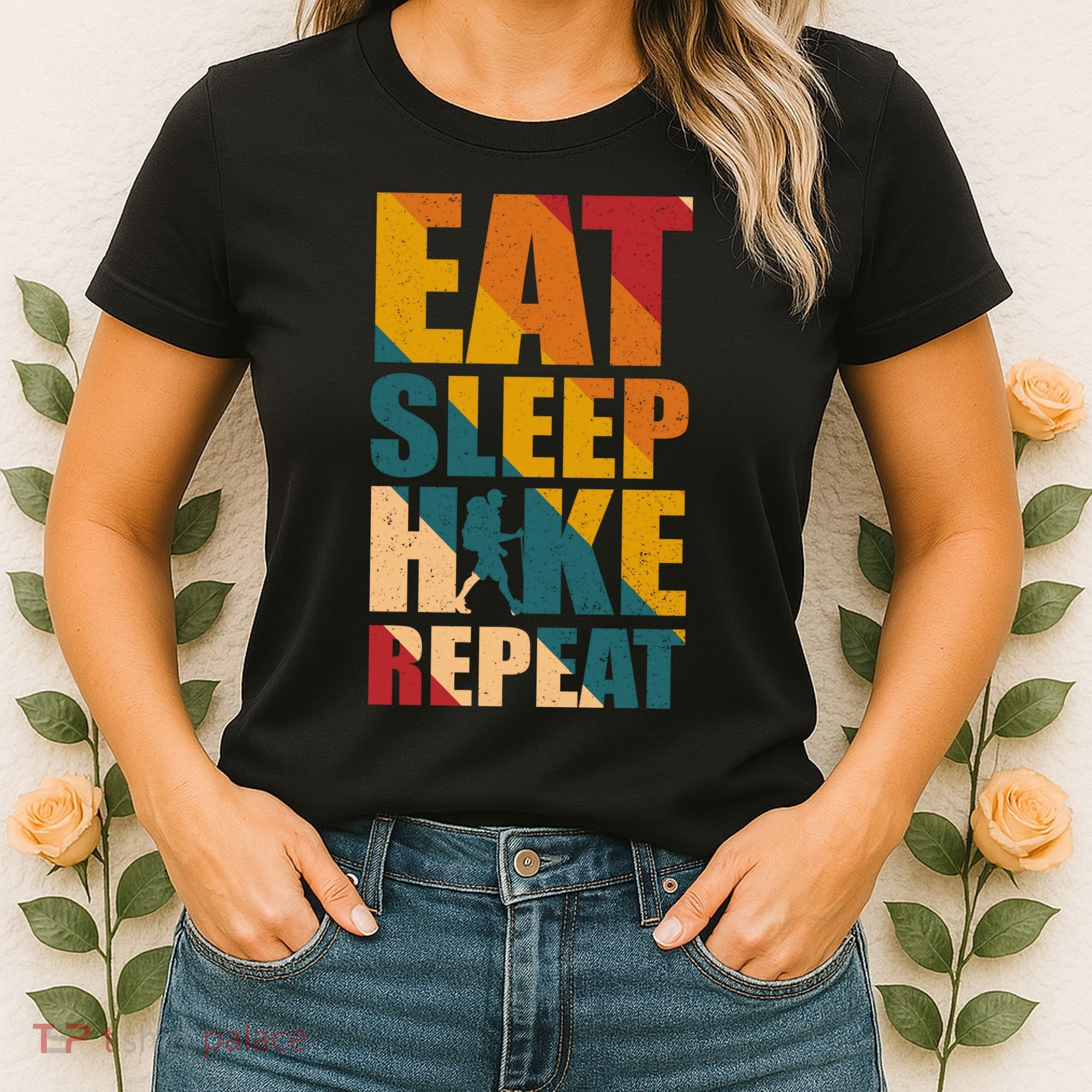 Eat Sleep Hike Repeat Women's T-Shirt