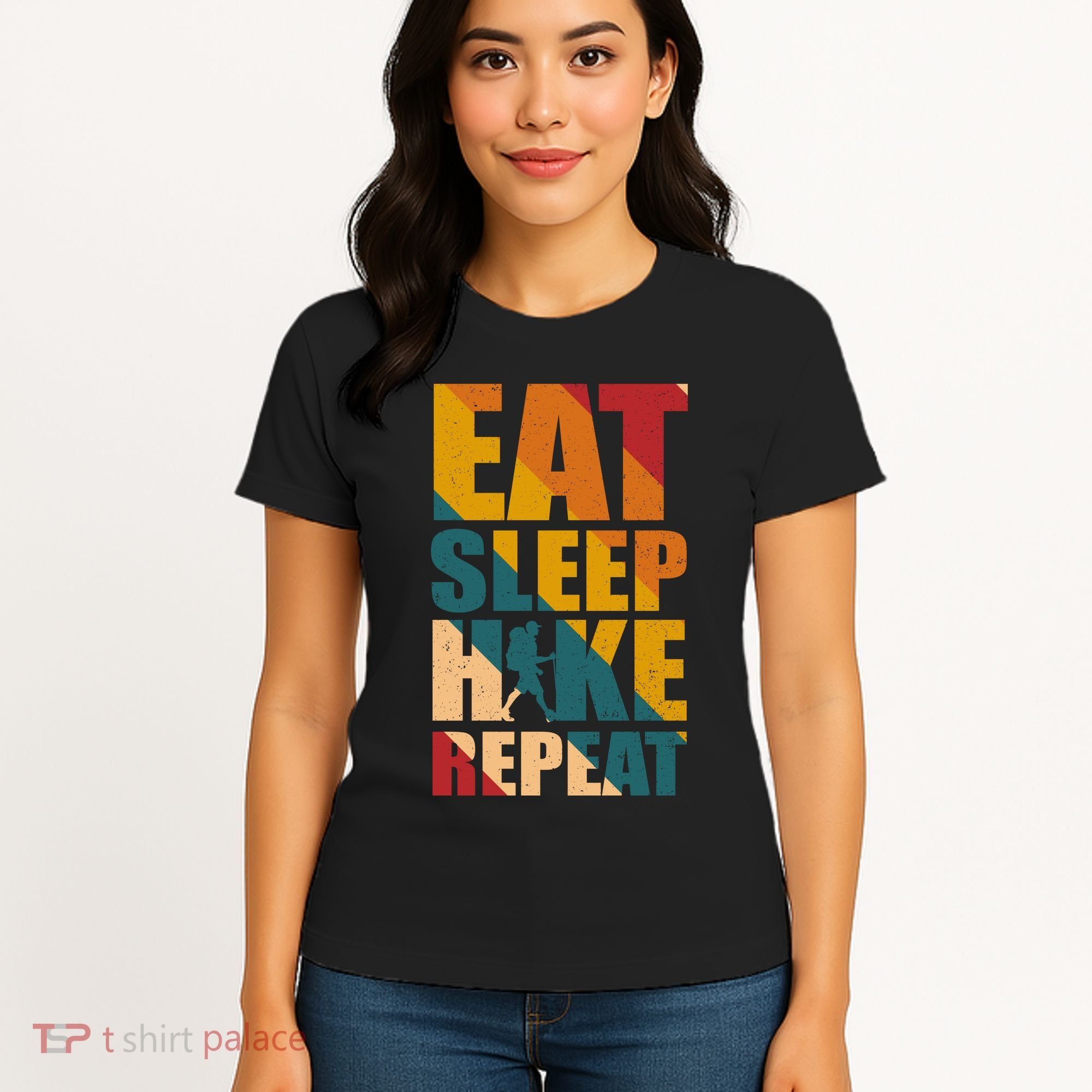 Eat Sleep Hike Repeat Women's T-Shirt