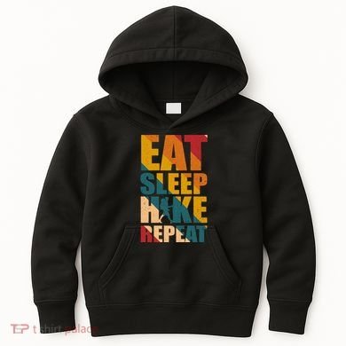 Eat Sleep Hike Repeat Kids Hoodie