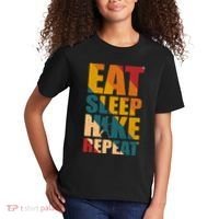 Eat Sleep Hike Repeat Kids T-Shirt thumb 2