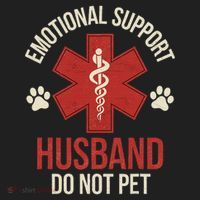 Emotional Support Husband Do Not Pet Funny Hat thumb 2