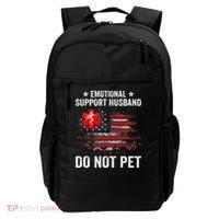 Emotional Support Husband Do Not Pet Marriage Humor Funny Backpack thumb 0