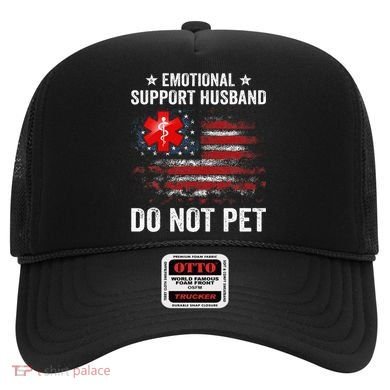 Emotional Support Husband Do Not Pet Marriage Humor Funny Hat