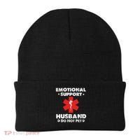 Emotional Support Husband Do Not Pet Beanie thumb 0