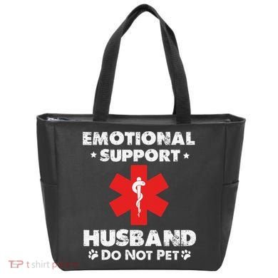 Emotional Support Husband Do Not Pet Tote Bag