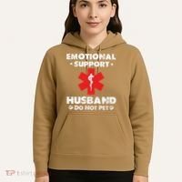 Emotional Support Husband Do Not Pet Hoodie thumb 5