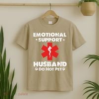 Emotional Support Husband Do Not Pet T-Shirt thumb 2