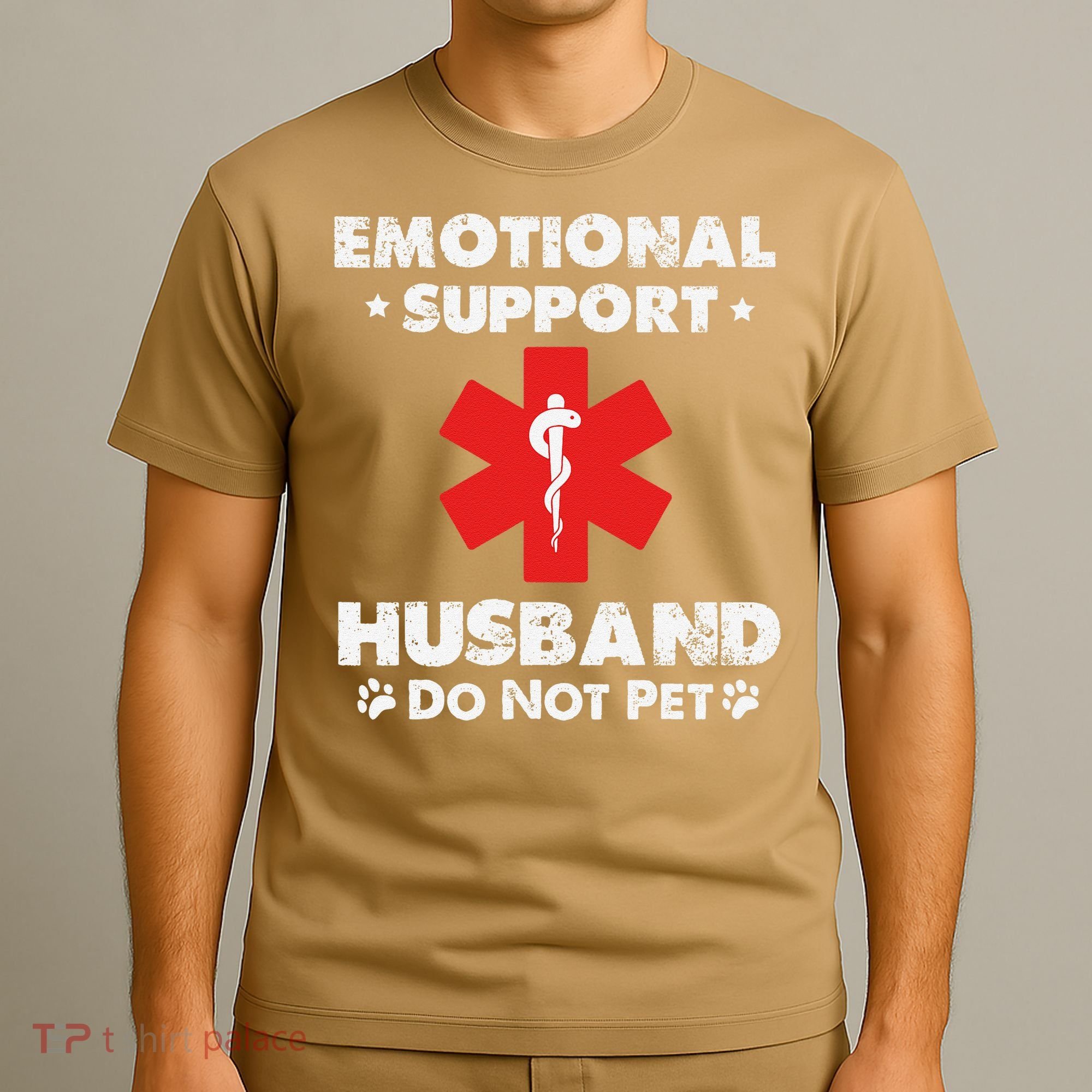 Emotional Support Husband Do Not Pet T-Shirt