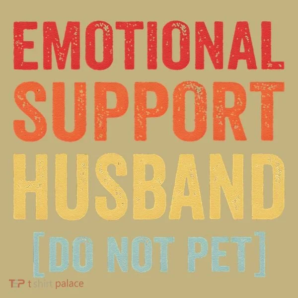 Emotional Support Husband Do Not Pet Hoodie