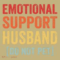 Emotional Support Husband Do Not Pet Sweatshirt thumb 2