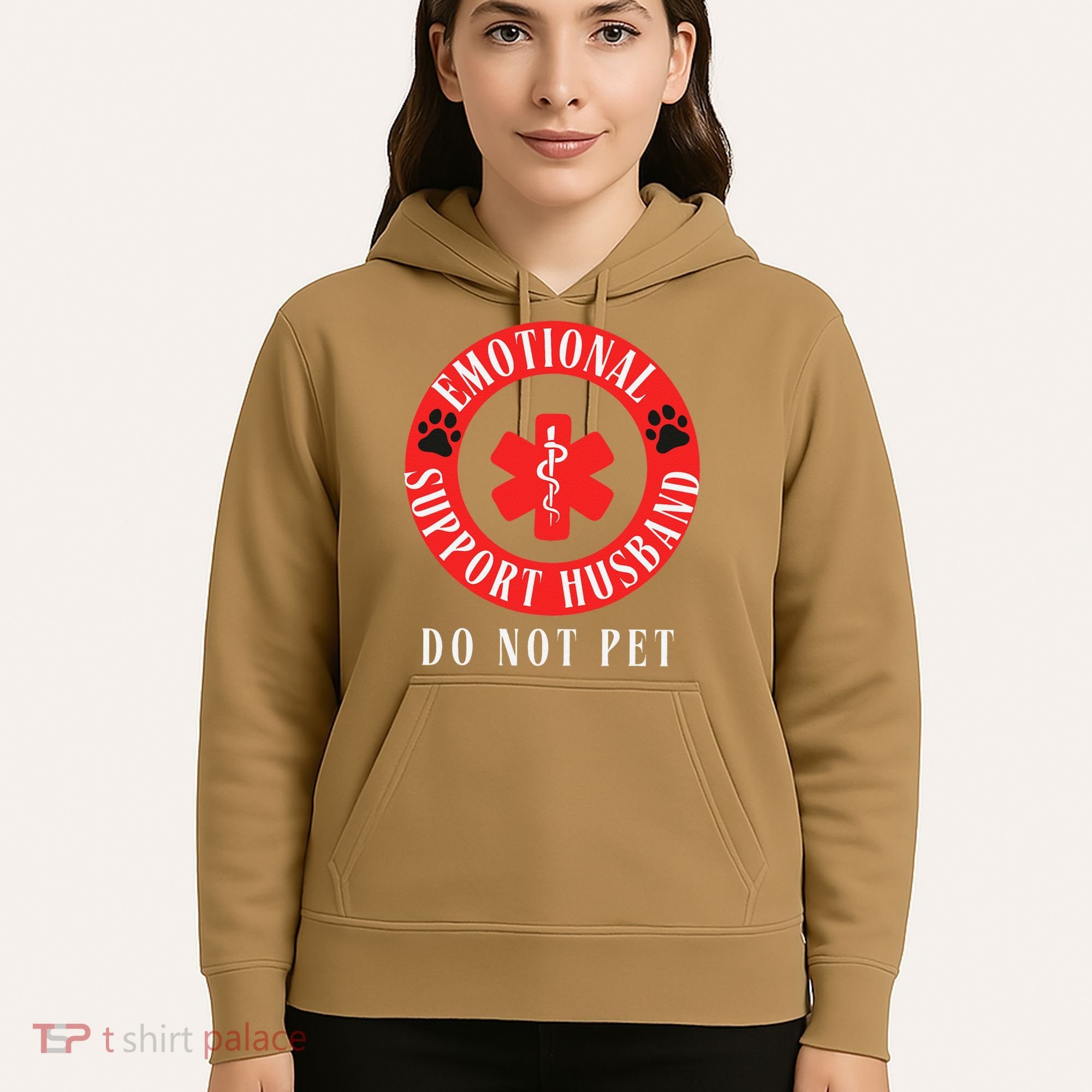 Emotional Support Husband Do Not Pet Hoodie