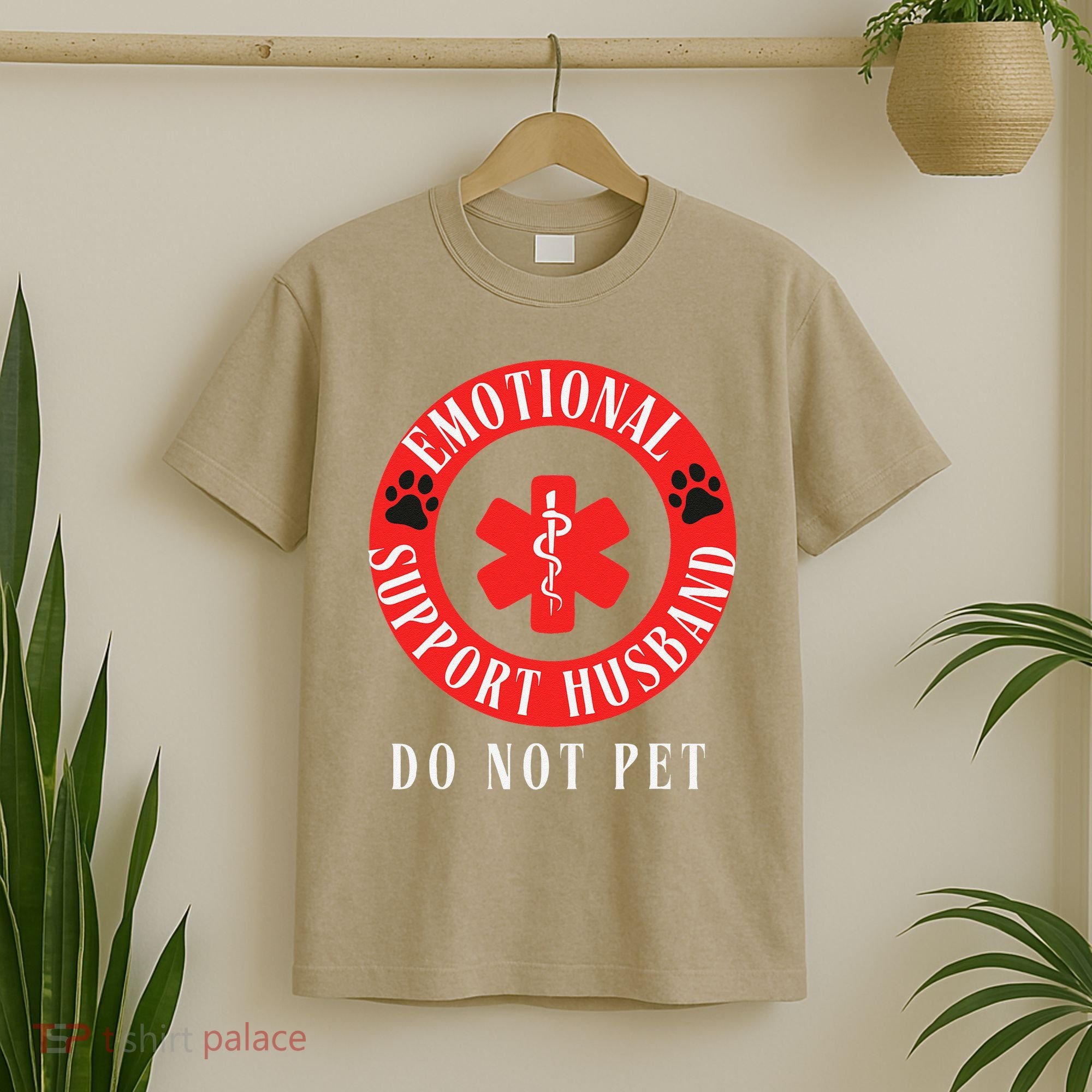 Emotional Support Husband Do Not Pet T-Shirt