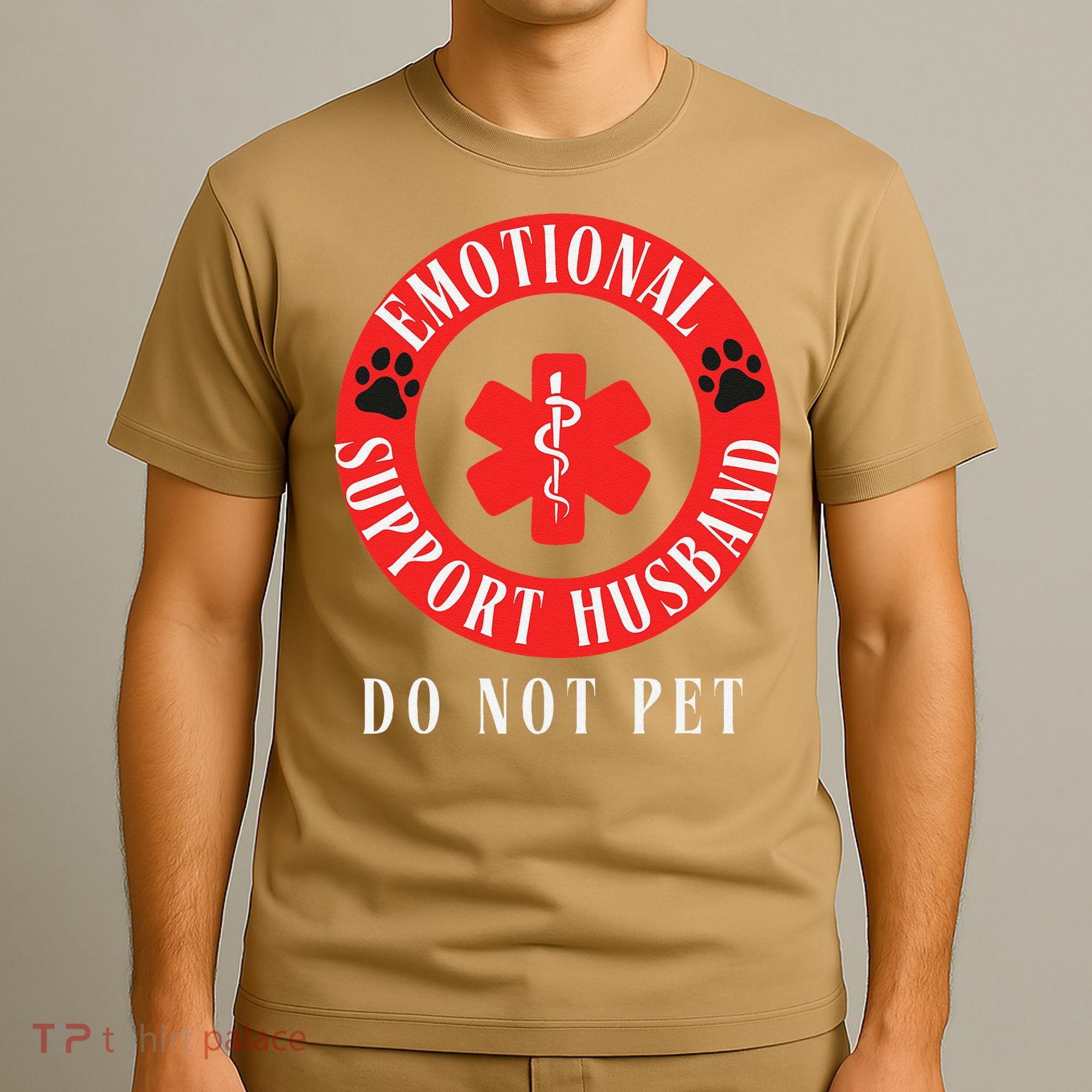 Emotional Support Husband Do Not Pet T-Shirt