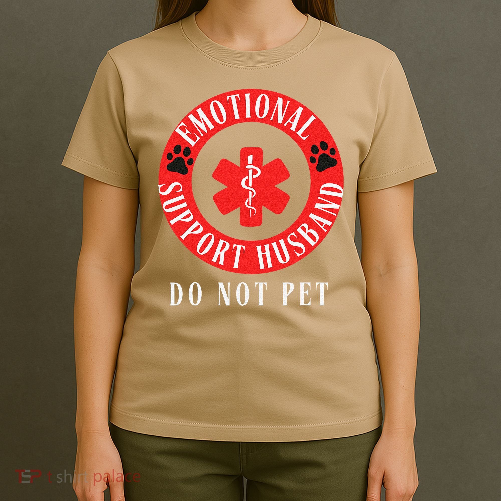 Emotional Support Husband Do Not Pet T-Shirt